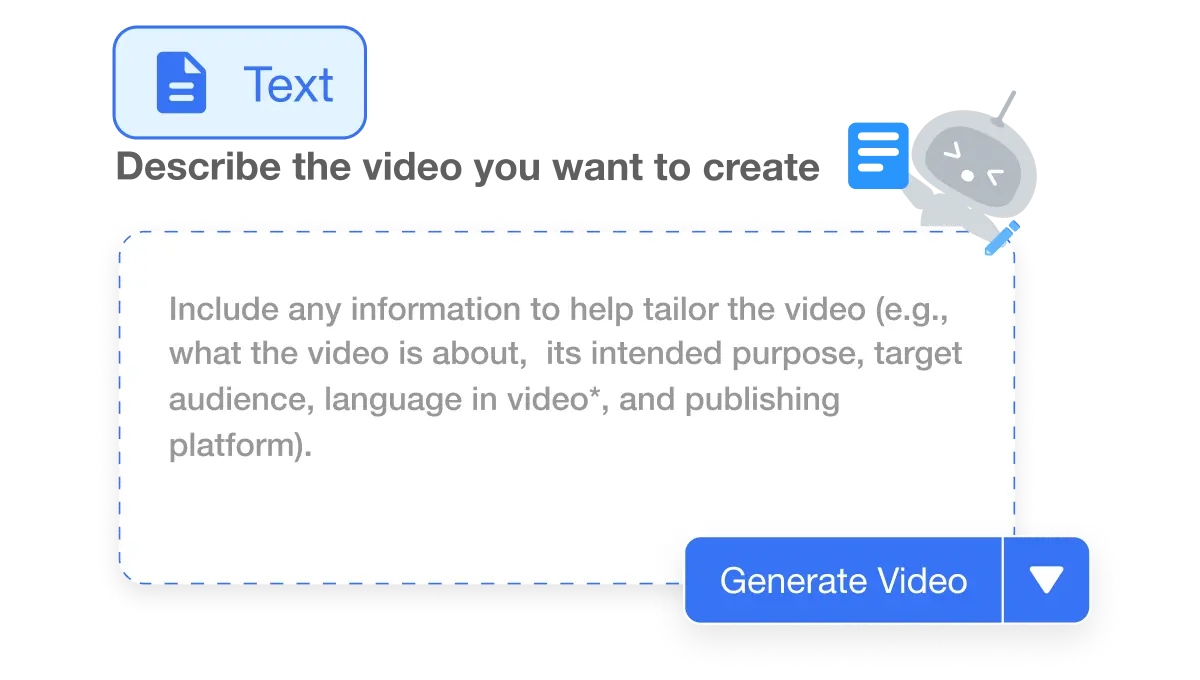 Create a Valentine video with Visla’s AI-powered editor. Customize with text, music, effects, and personal clips for a heartfelt video.